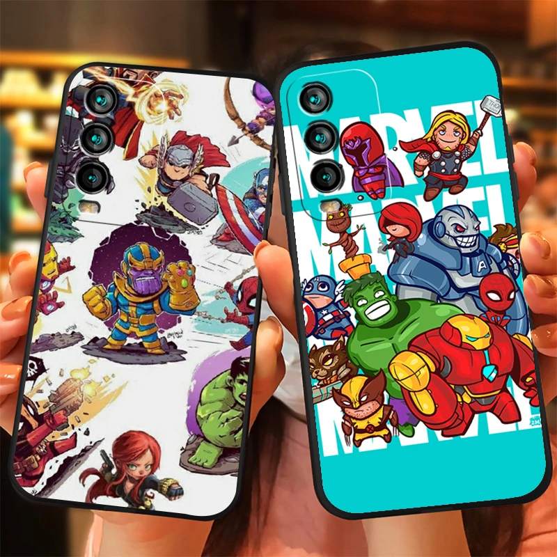 

Marvel Comics Logo Phone Cases For Xiaomi Redmi 7 7A 9 9A 9T 8A 8 2021 7 8 Pro Note 8 9 Note 9T Soft TPU Funda Coque Carcasa