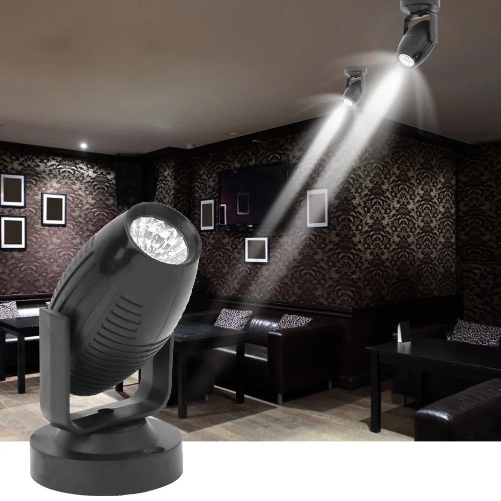 

RGB LED Spotlight 360 Degree KTV Bar DJ Disco Party Atmosphere Spot Beam Lamp