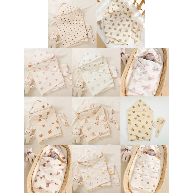 

Baby Swaddle Blanket 0-3 Months Breathable Cotton Baby Swaddle Wrap for New Born Baby Swaddles for Newborn Lightweight