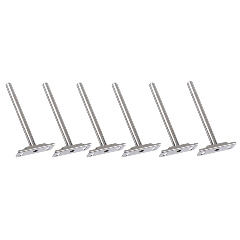 

6PCS Board Support Partition Bracket T-Shaped Movable Shelf Support Invisible Cylindrical Hexagonal Bracket