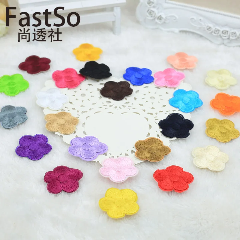 Маленький цветок железная нашивка на одежде ремонтная скатерть аппликация