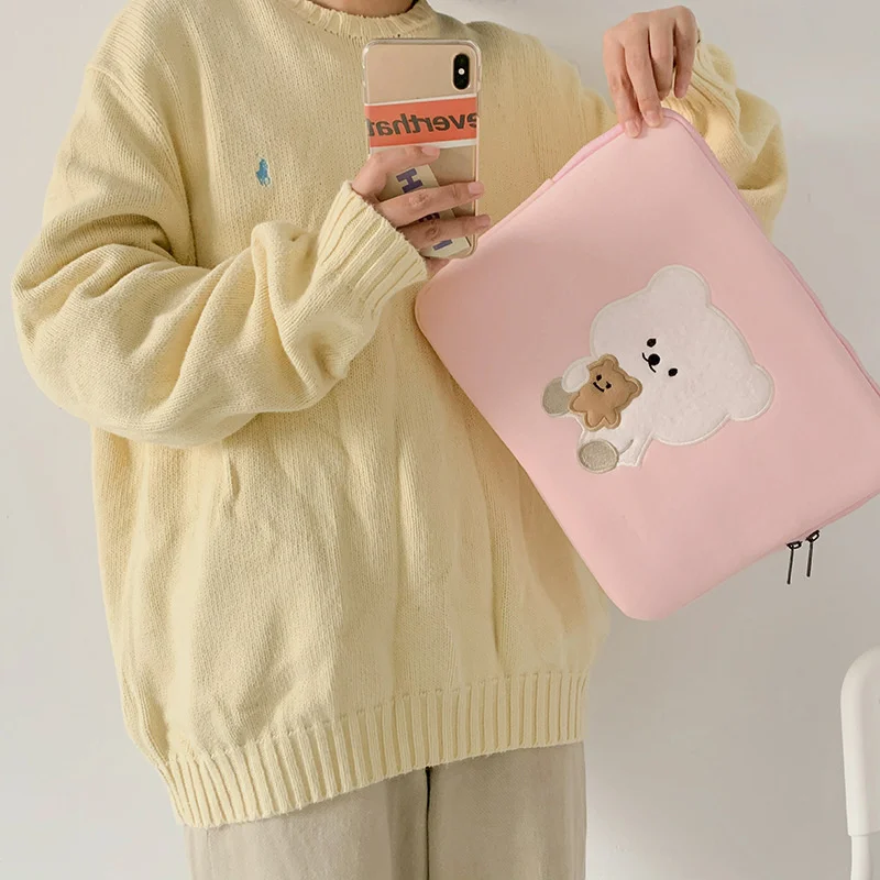 

Animal Computer Bag Light And Simple Laptop Bag Shock Absorption Skin Friendly Feel Tablet Storage Computer Inner Storage Bag