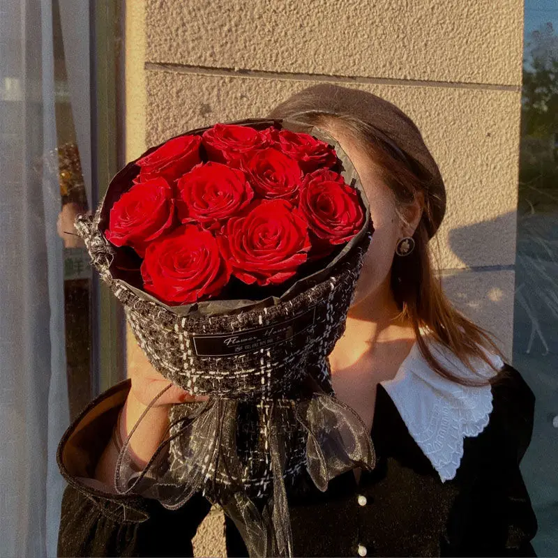 Креативная оберточная ткань для цветочного букета свадебный подарок на день