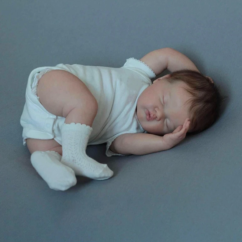 

Кукла новорожденная Reborn Ashia, Реалистичная объемная окрашенная кожа с видимыми венами, многослойная Коллекционная кукла ArtDoll, Прямая поставка, 49 см