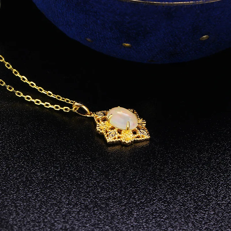 Женская подвеска из серебра 925 пробы с позолотой