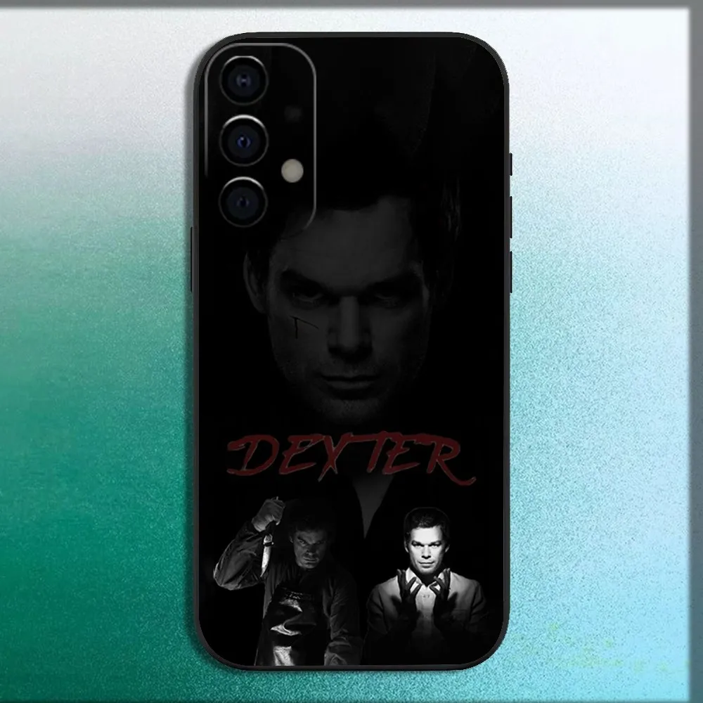 D-Dexter Morgan Phone Case For Samsung Galaxy A13 A21s A22 A31 A32 A52 A53 A71 A80 A91 Soft Black Cover