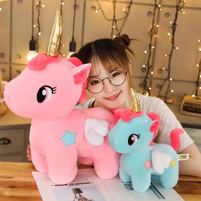 10cm Kawaii Little Unicorn Plush Toy keychain Stuffed Unicornio Animal Dolls Cartoon Toys for Children Girl Kids Birthday Gifts