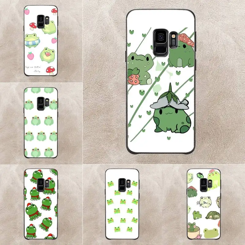 

Funny Cute Cartoon Frog Phone Case For Samsung Galaxy S6 S7 Edge Plus S9 S20Plus S20ULTRA S10lite S225G S10 Note20ultra Case