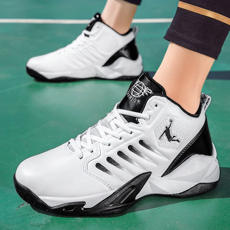 Cushioning Non-slip Training Basketball Trainers Male Basket Zapatillas Hombre Youth Student Sneakers For Boy