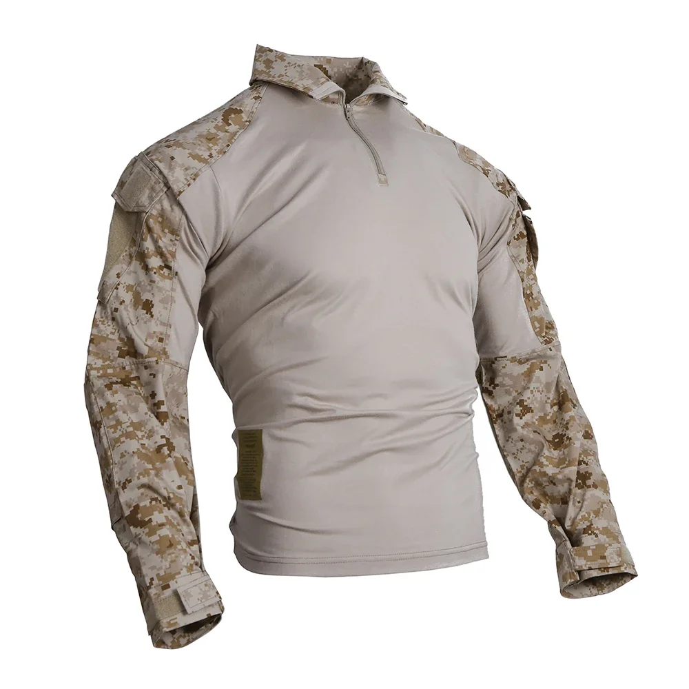 Emersongear Tactical G3 Боевые рубашки Мужские топы Gen3 Камуфляжная футболка с длинным