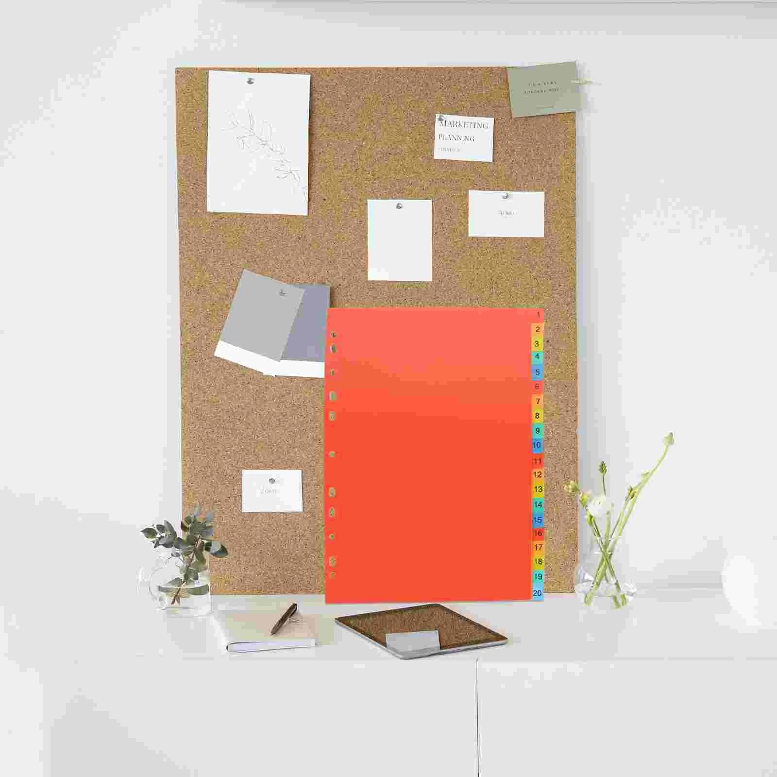 A4/11 индексная страница с отверстиями пластиковая классификация папка отрывными