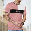 Men's Street T-shirt Summer Men's 3D Stripe Printing Short Sleeve Tops Fashion Everyday T Shirt Oversized Tee Shirt Men Clothing 5