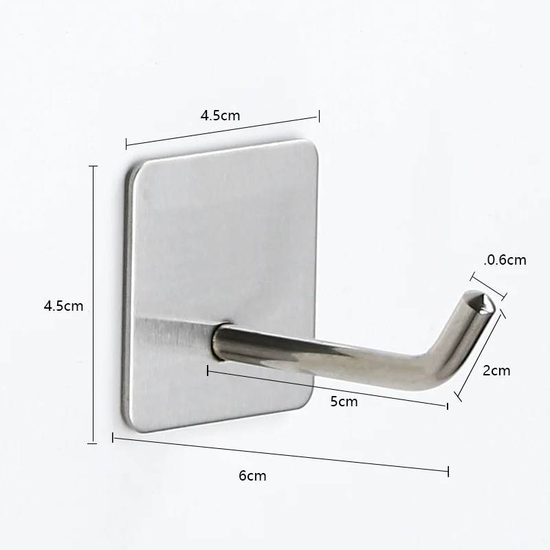 

Крючки настенные самоклеящиеся из нержавеющей стали