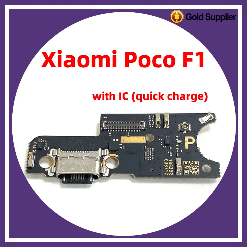 Для xiaomi Poco F1 док-разъем USB зарядное устройство зарядный порт гибкий кабель плата