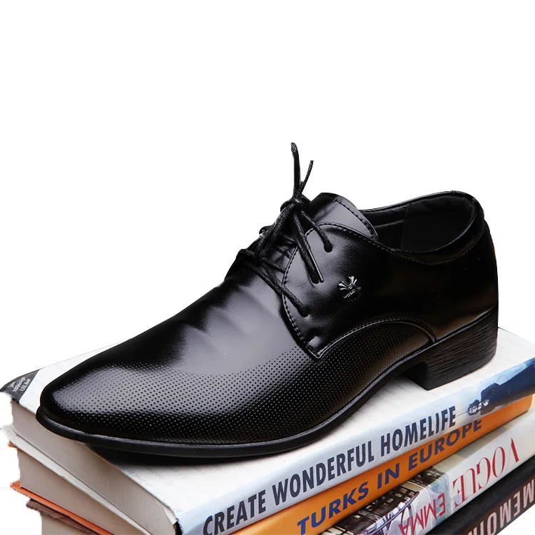 

Best Sellers 2021 PU Leather Men Dress Shoes Formal Wedding Party Shoes for Men Retro Brogue Shoes Luxury Brand Men's Oxfords