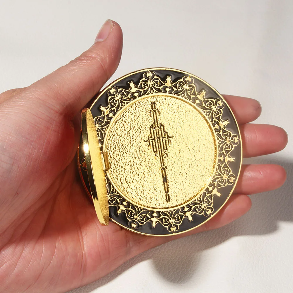 Брелок для монет с черепом John Wick унисекс цинковый сплав круглый классический