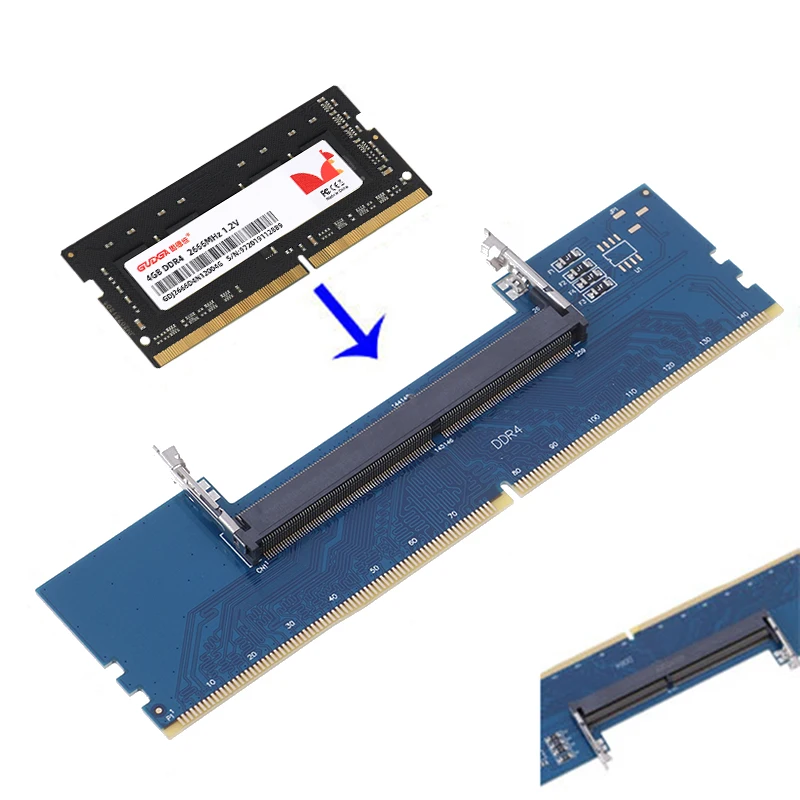 Адаптер оперативной памяти GUDGA so dimm адаптер типа ddr3 ddr4 sodimm к для ноутбука 240pin 288pin