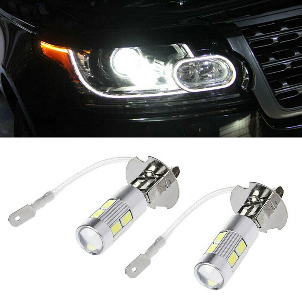 

2X H3 50W 6000K High Power Car LED Bulbs White Fog Driving Lights Bulbs High Quality Car Accessories