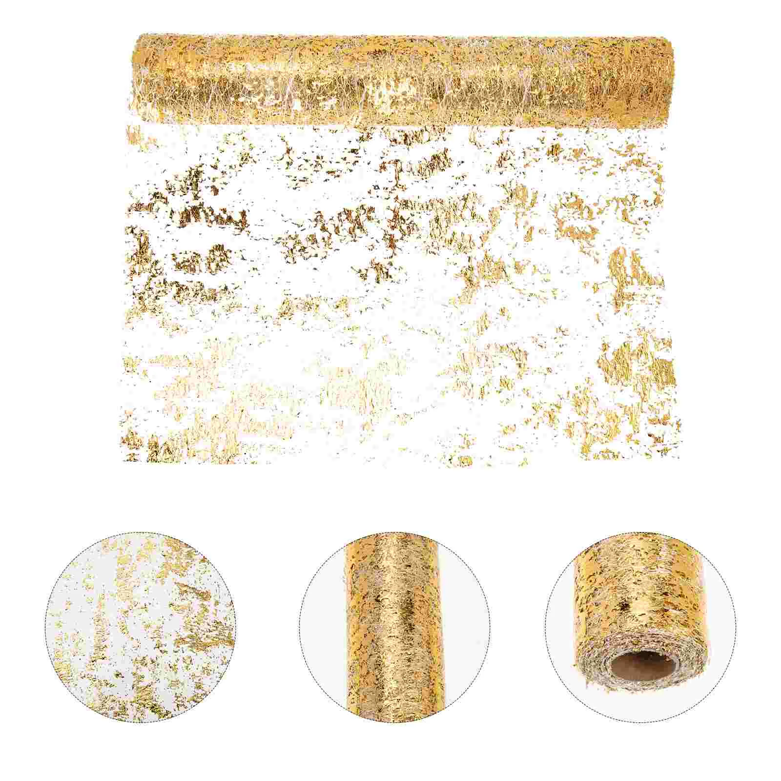 

Table Runner Gold Runners Mesh Decorations Party Centerpieces Glitter Wedding Sequin Metallic Decor Roll Cloths Banquet Thin