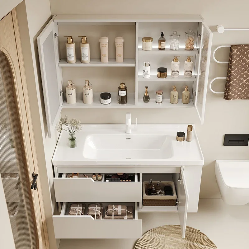 Шкаф для полотенец небольшой шкаф шкафы документов открытый шкафчик раковины