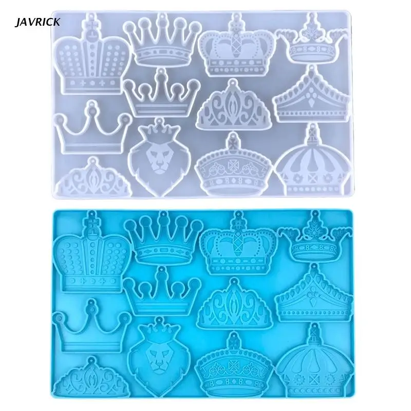 

3D форма в форме короны из эпоксидной смолы, силиконовая форма, «сделай сам», инструменты для подвесок, прочные