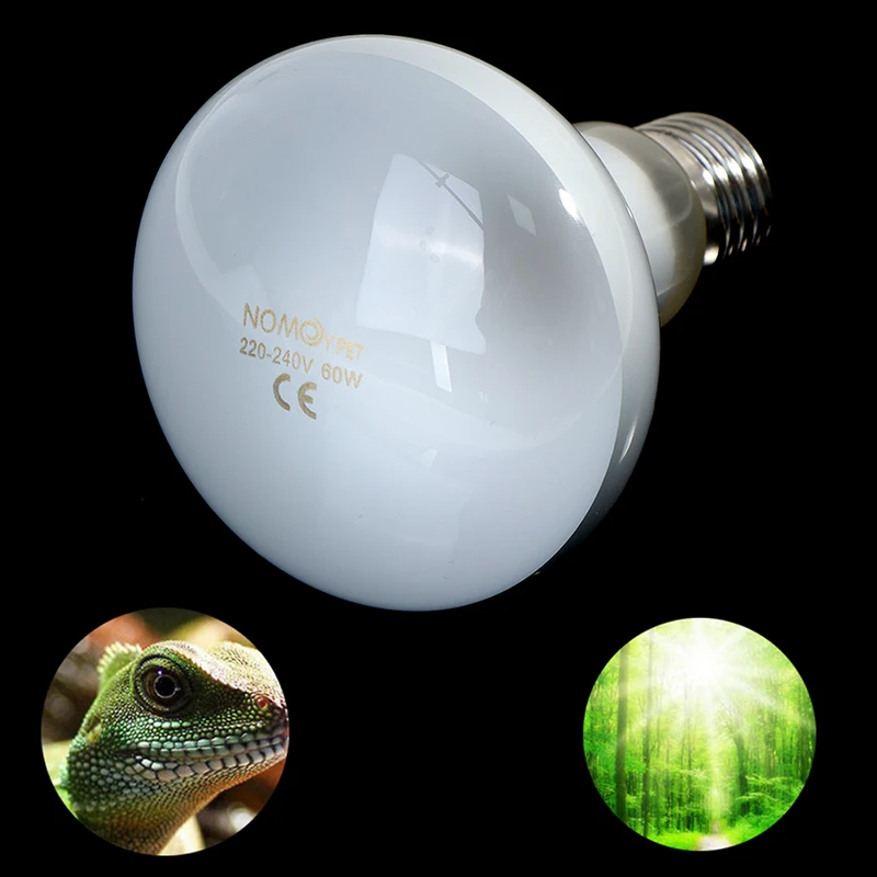 UVA+UVB Reptile Lamp Bulb Turtle Basking UV Light Bulbs Heating Amphibians Lizards Temperature Controller