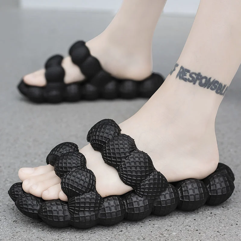 

Shoes Men Breathable Slippers Men Non-slip Flip Flops Thick Base Eva Slippers Lightweight Casual Shoes Comfortable Home Slippers