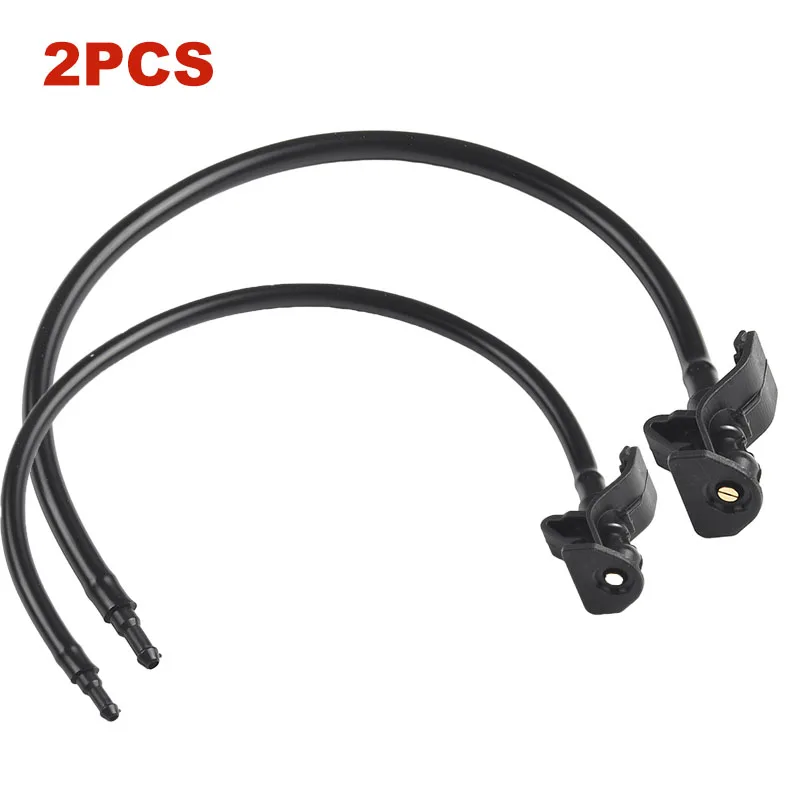 

2Pcs For Ford Explorer 2011 2012 2013 2014 2015 2016 2017 2018 Car Windshield Wiper Washer Nozzle Sprayer BB5Z-17603-A Black