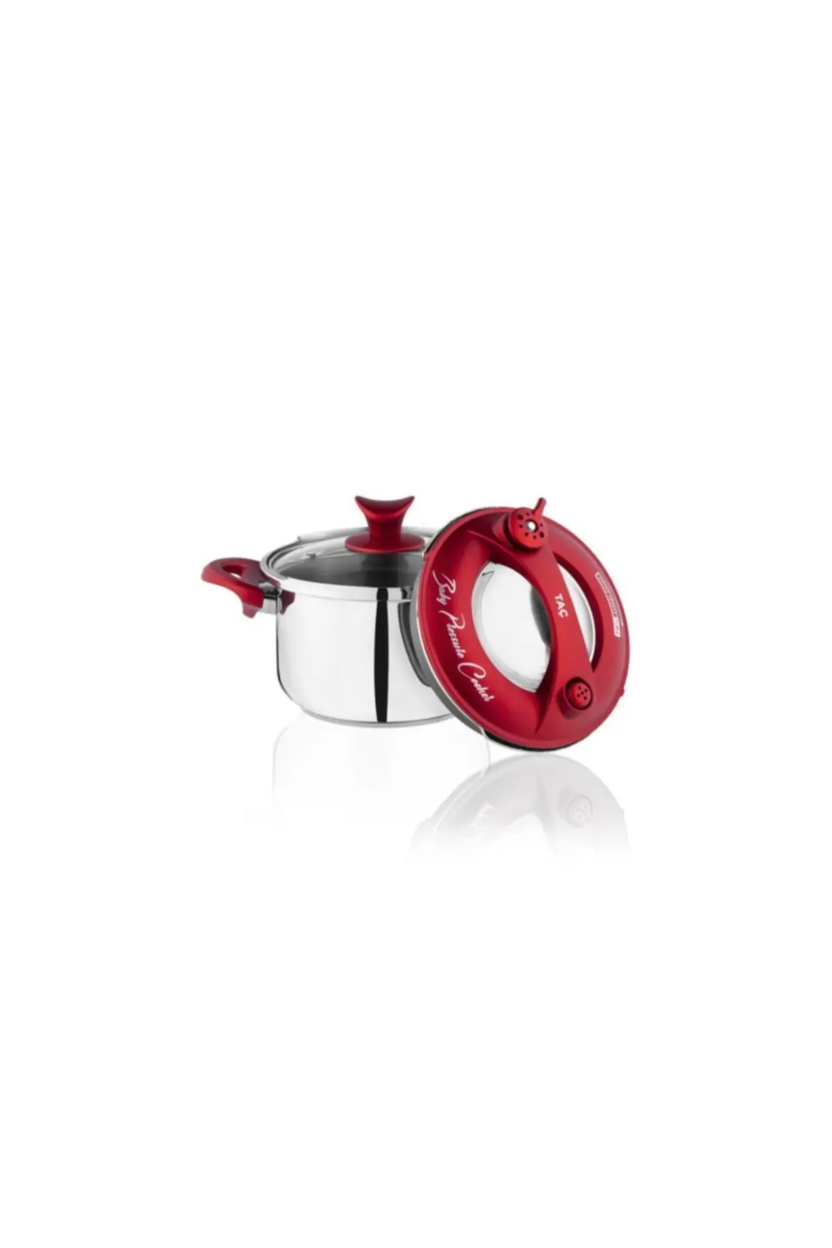 

Baby Pressure Cooker Set-Special Design-2,5 Lt Red Color