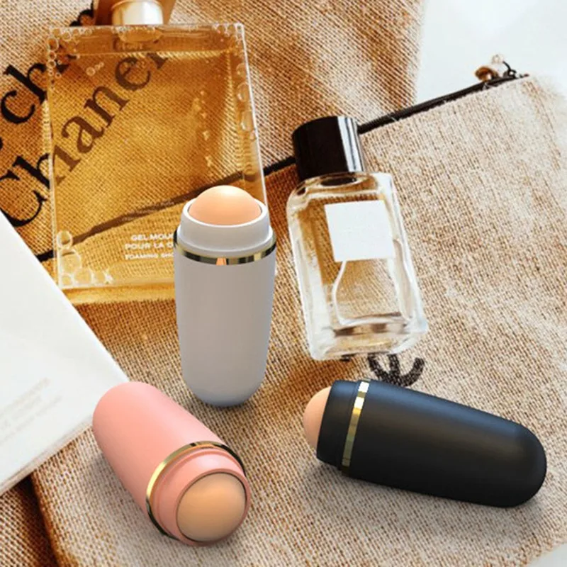 

Volcanic Stone Oil Remover Face Oil Absorbing Roller Women Face T-zone Oil Removing Rolling Stick Ball Summer Face Shiny Change