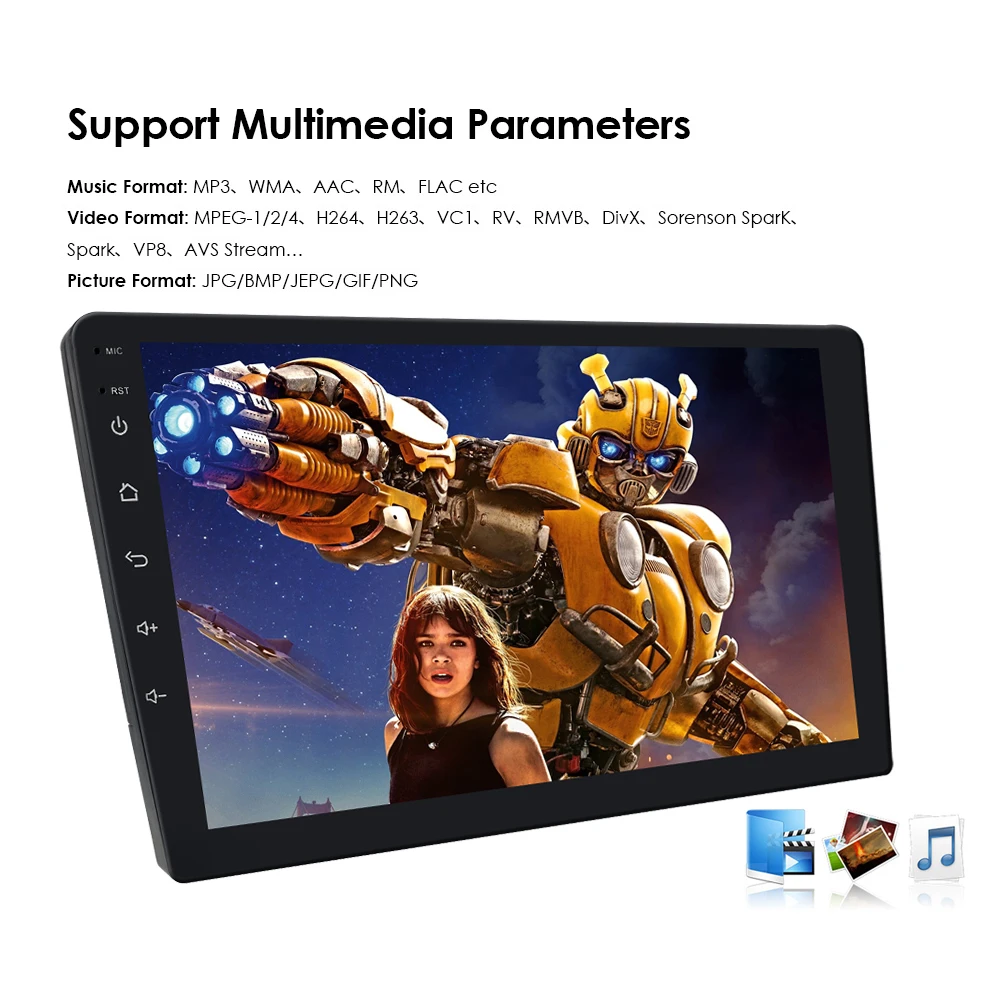 $85.00 Android 10 2 Din for Universal Car Radio Multimedia Player GPS Navigation Car Audio Stereo Head Unit 9 Inch 10.1 Inch Speakers