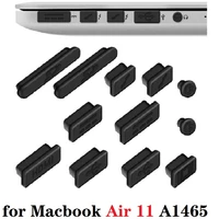 12 pcslot silicon dust plug for macbook air 11 a1465 dust plug waterproof dust proof plug for macbook air 11 usb plug 2 bag