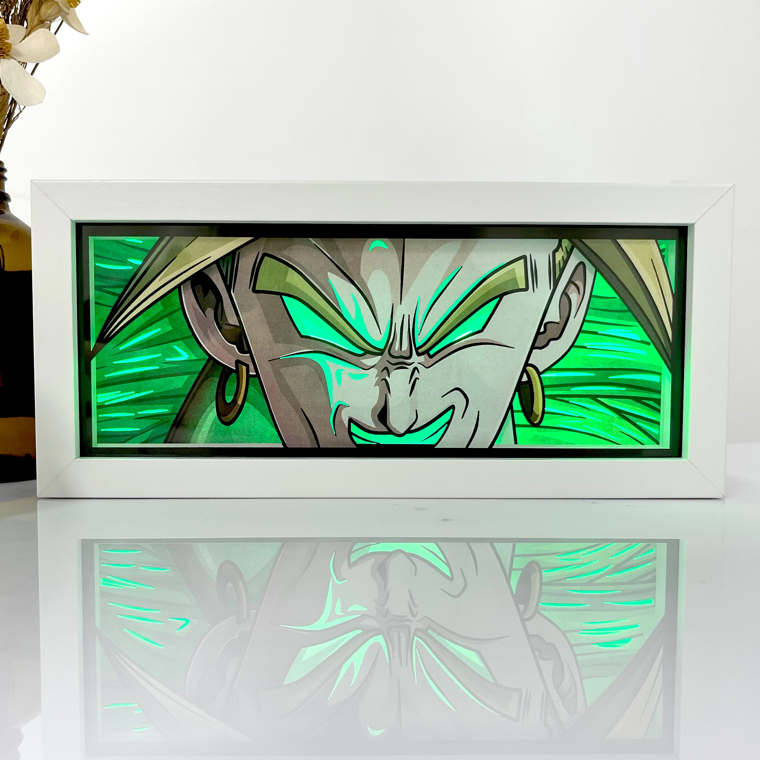 

Anime Paper Cut Shadow Light Box 3D Shadow Lamp Laser Paper Carving Night Light Room Decor Table Desk Lamp Halloween Gift