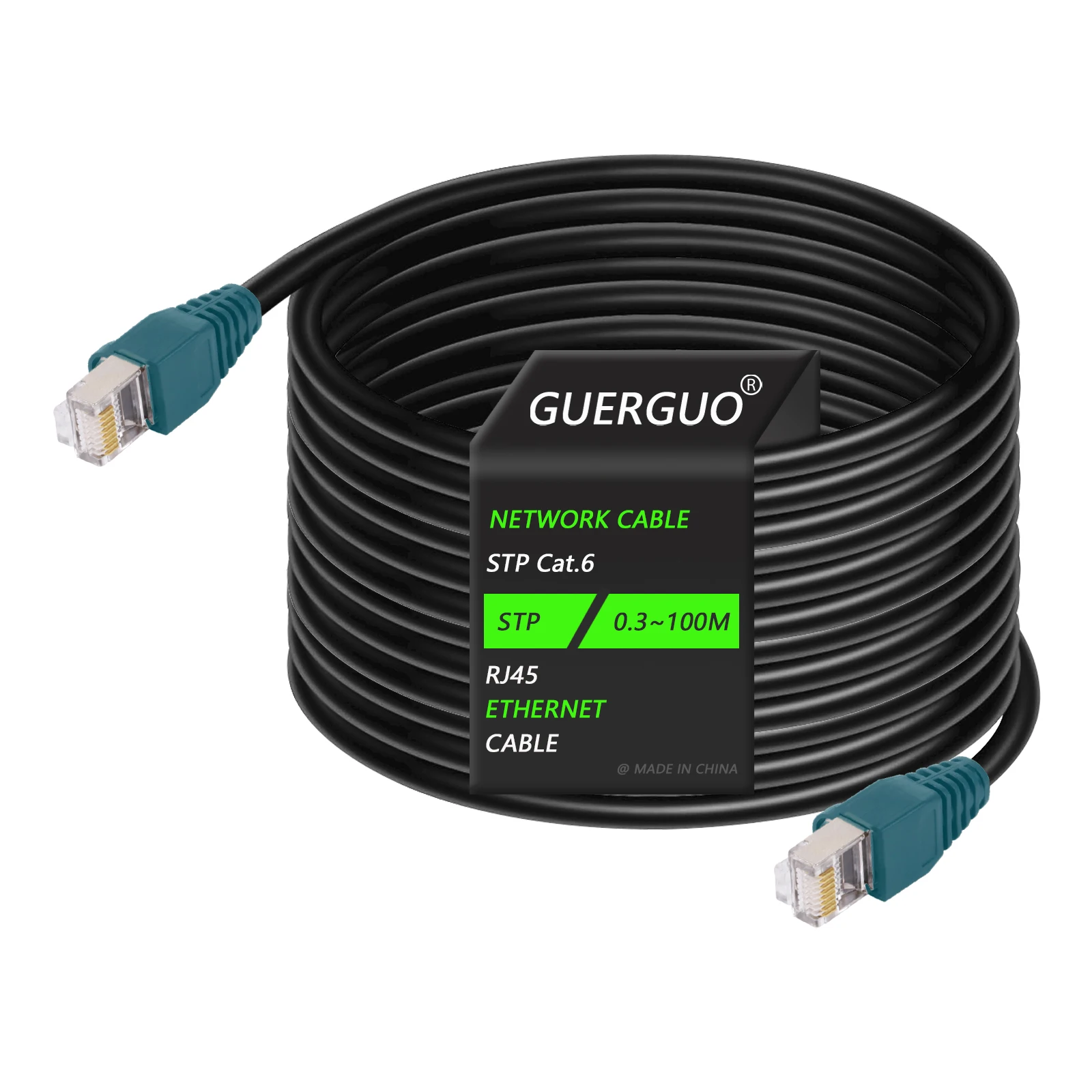 0 3–100 м Cat6 Ethernet-кабель Cat 6A 10 Гбит/с STP/SFTP Сетевой сетевой кабель для маршрутизатора