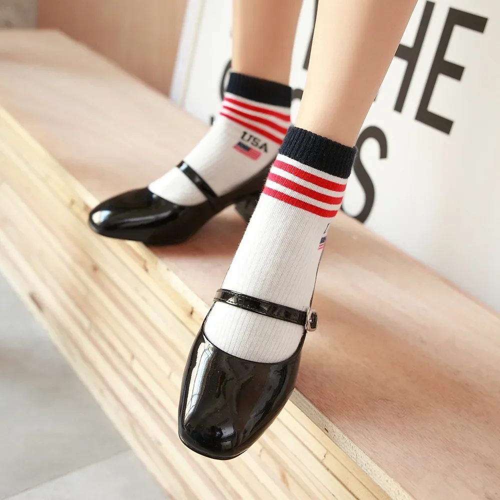 Туфли LIHUAMAO женские из лакированной кожи туфли-лодочки на высоком каблуке ремешок