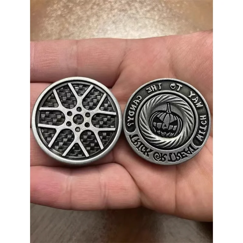 

Edc ручная имитация монеты, черная технология, модель артефакт, творческая декомпрессионная поп-монета, декомпрессионная Ppb-палец