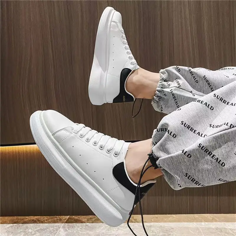 New Big Size Men  Women Platform Sneakers Plus Size Spring Casual Vulcanized Shoes Ladies Thick Bottom Skate Shoes Woman