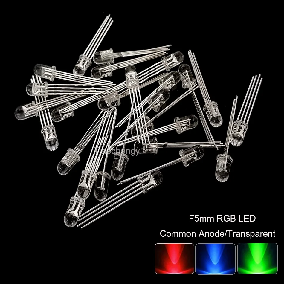 

RGB светодиоды TiaoChongYi 5 мм 8 мм 10 мм