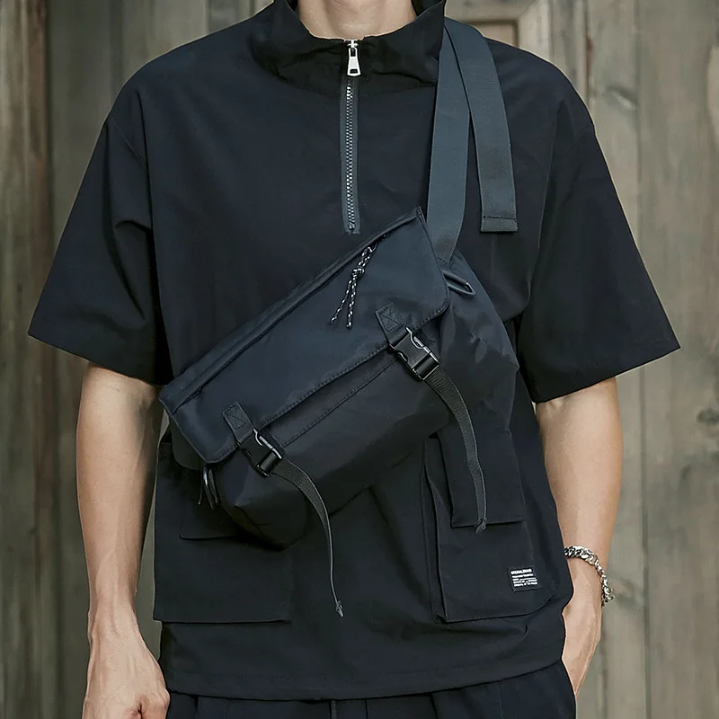 

2022 New Men' bag crossbody sling bags for men chest bag pack casual shoulder bags oxford waterproof bag strap for cross body