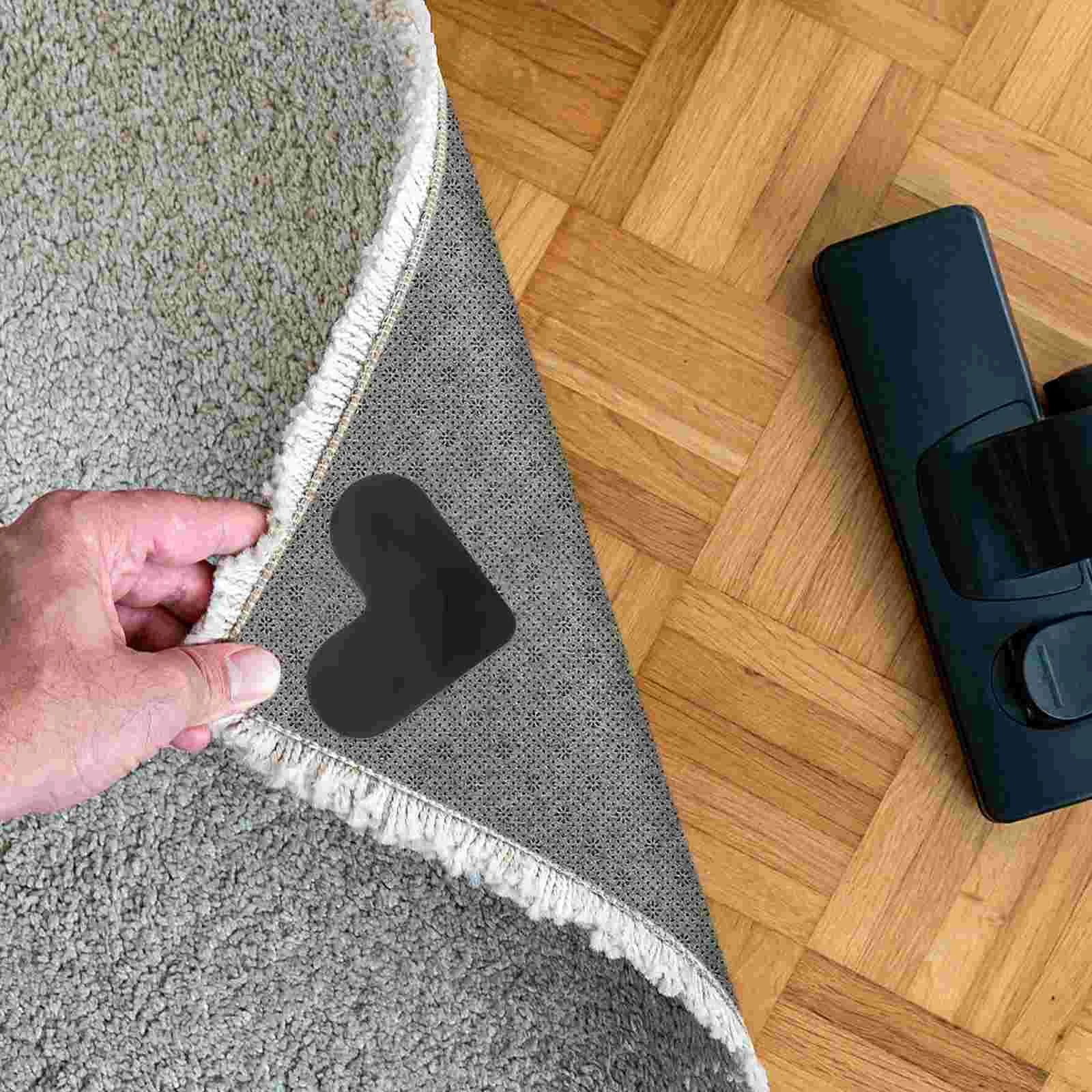 

12 шт., Нескользящие захваты для ковров, из ПУ кожи