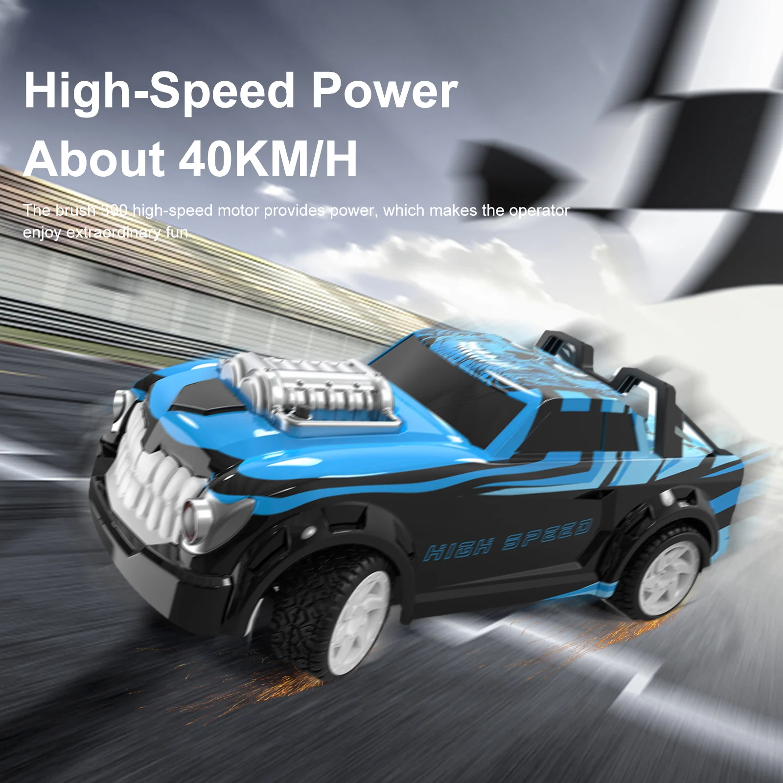 Enlarge Rc Car 1/14 4Wd Drift Car 40Km/h High Speed Racing Vehicles Anti-Collision Remote Control Electric Cars for Kids