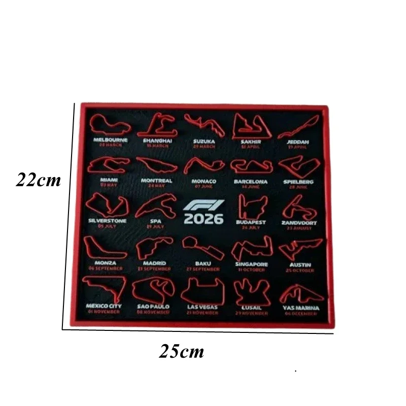 

3D Гоночный календарь F1 2026