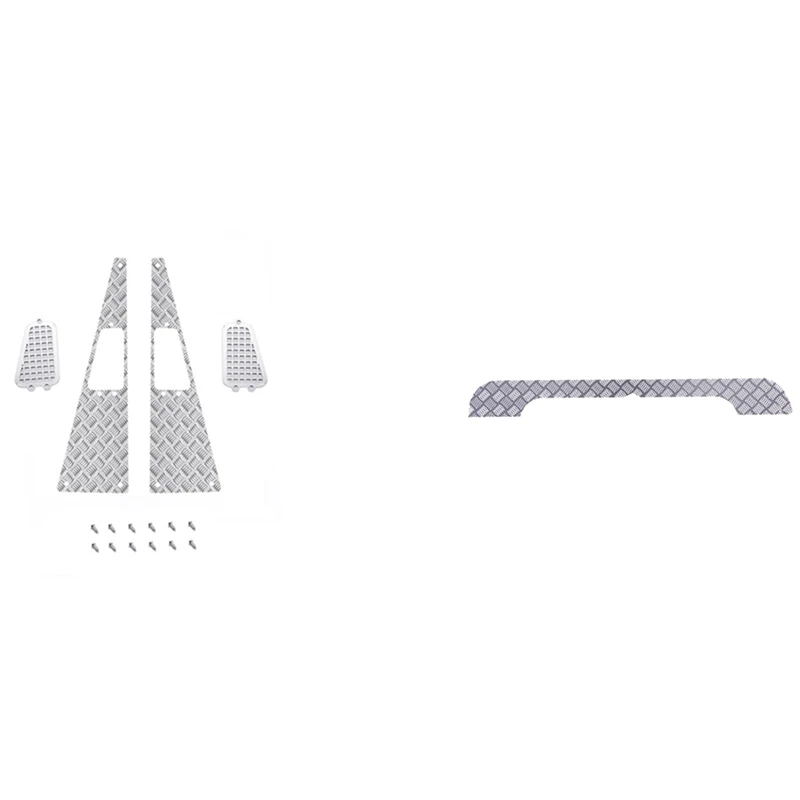 

Anti-Skid Plate Intake Grille With Shell Board Anti-Skateboard Reflector Strip For MN D90 D99S MN99S 1/12 RC Car