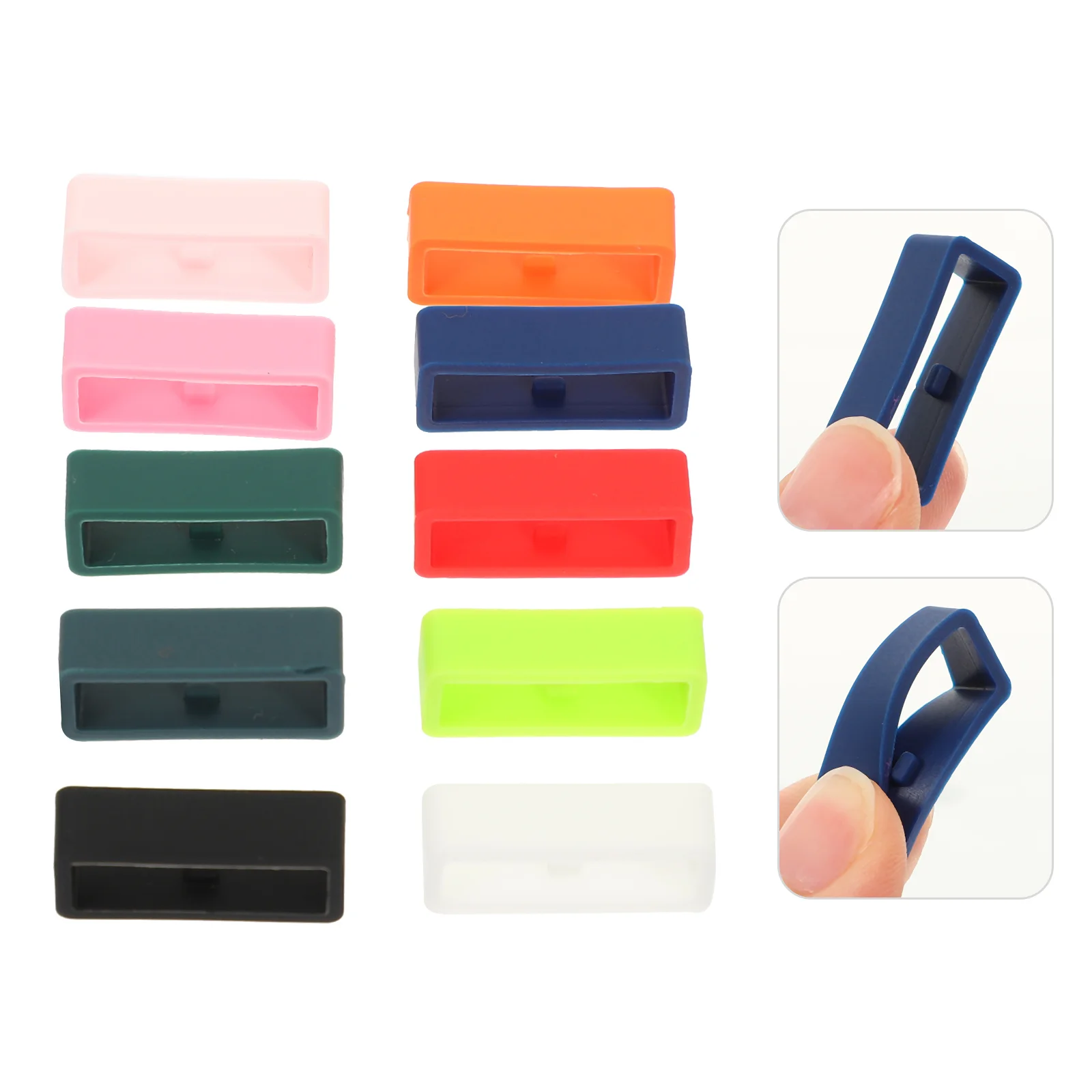 

Watch Watchband Band Loop Ring Strap Holder Replacement Loops Fastener Silicone Belt Fixing Keepers Buckle Wristband Fixed