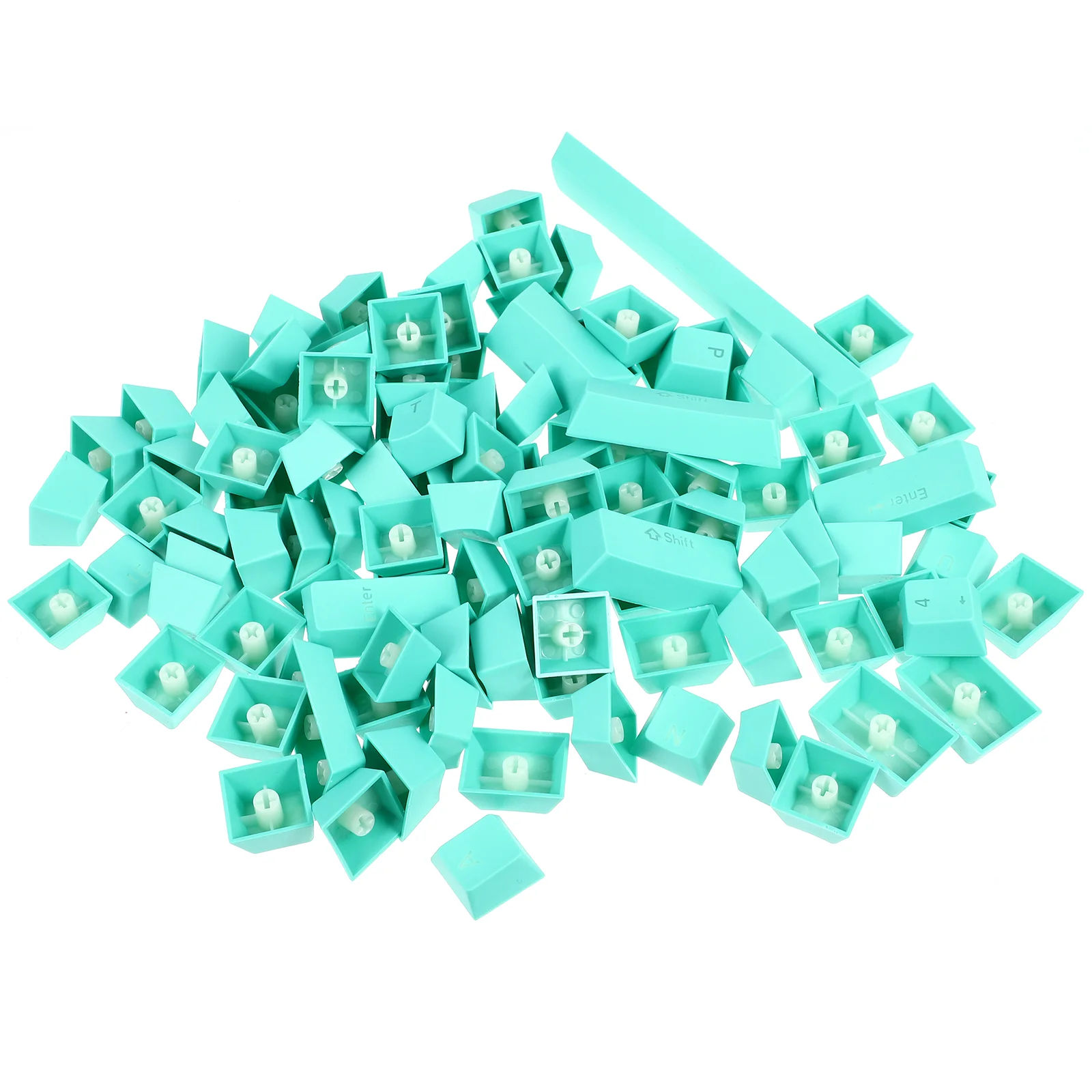 

1 Set Pattern Key Caps 104 Keys Computer Keyboard Caps For Mechanical Keyboard