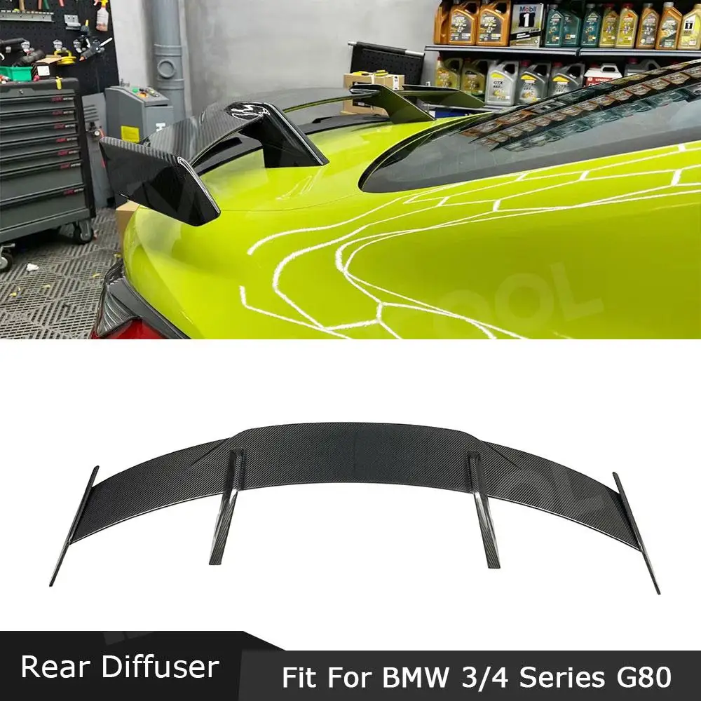 Rear Boot Wing Trunk Spoiler Carbon Fiber for BMW M1 M3 M4 M5 M6 G22 G23 G80 G82 G14 F32 F36 MP Style Fiber glass