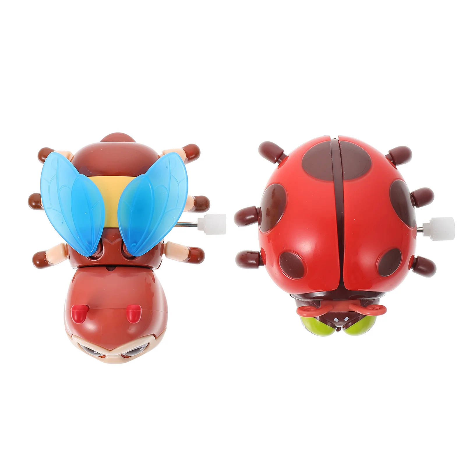 

2pcs Simulation Small Ladybug and Wind Toys Educational for Children