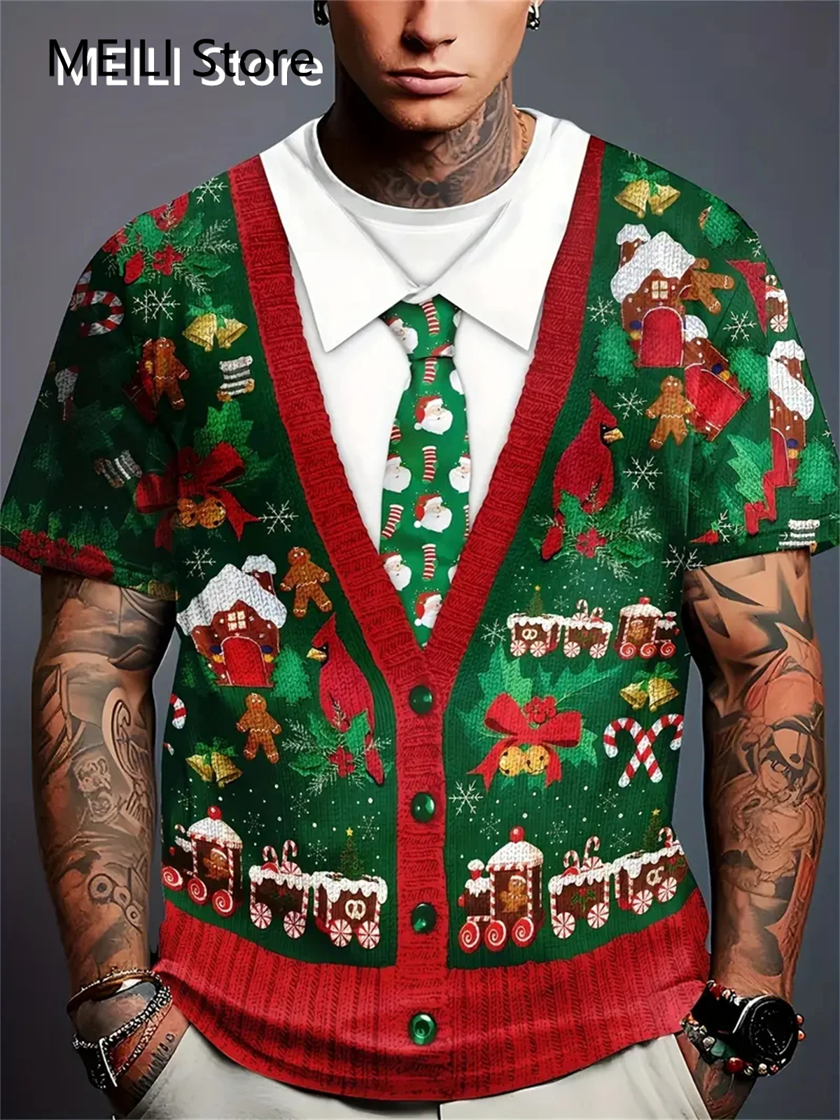 Футболка мужская с 3D принтом