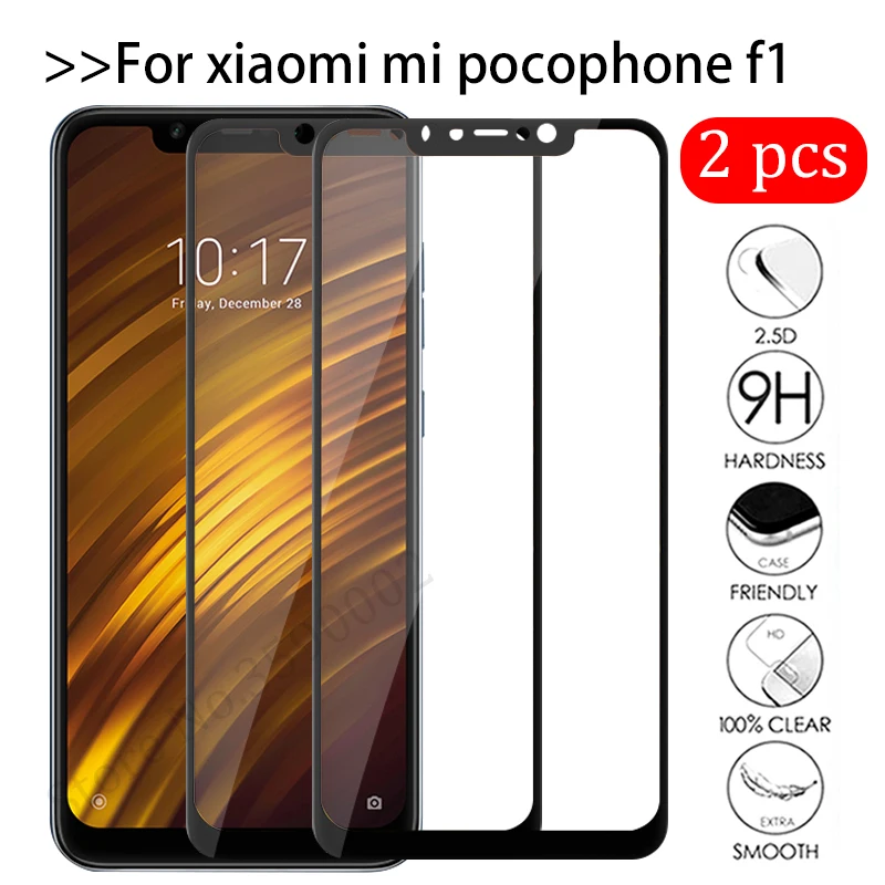 2 шт. закаленное стекло poкофона F1 для Xiaomi Pocophone F1 защита для экрана Xiomi Mi Poco X3 Pro F3 M3 F 1 3 Pocof1 защитная пленка