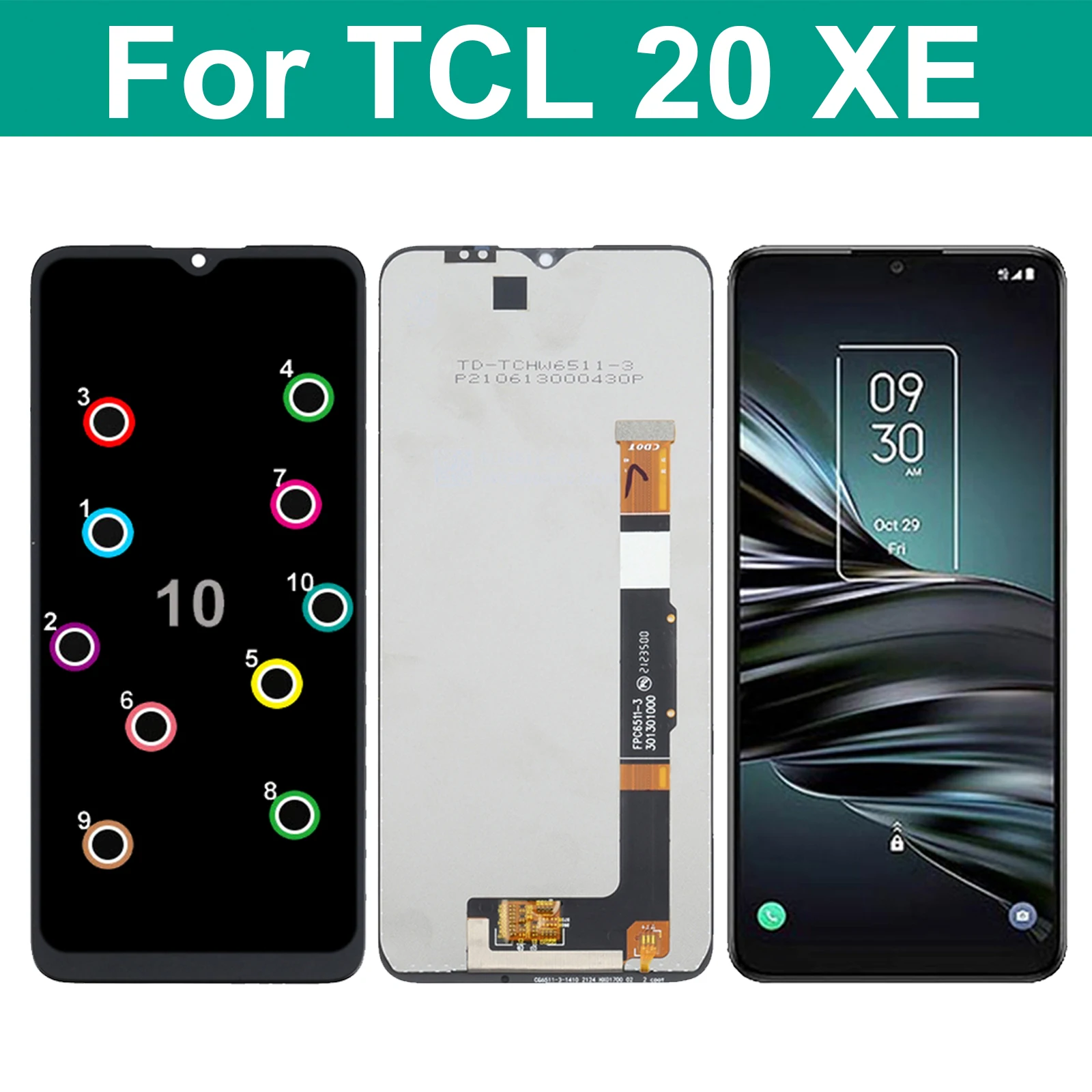 

6,52 ''Оригинальный ЖК-дисплей для TCL 20 XE 20XE 5087Z